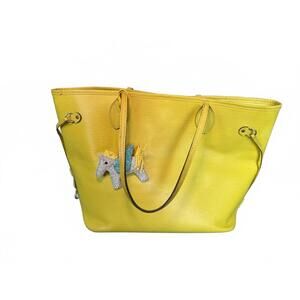 Louis Vuitton Yellow Epi Leather Neverfull MM
